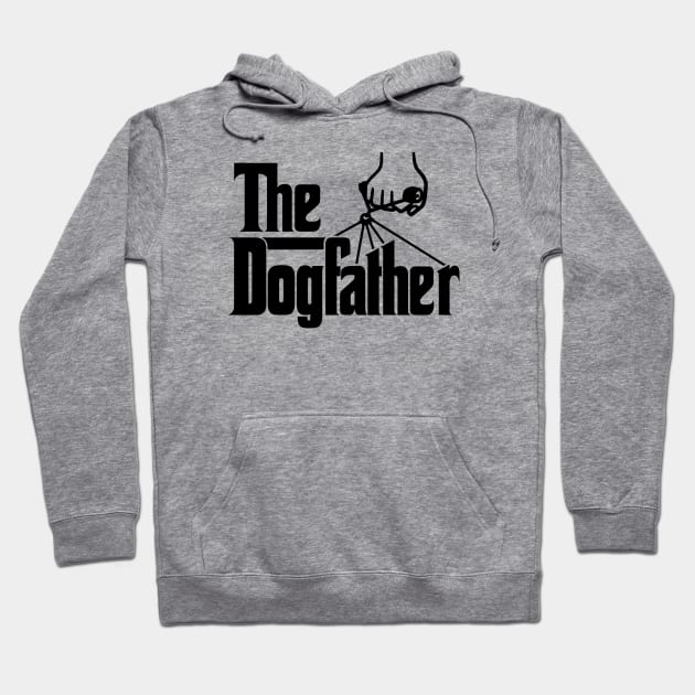 The DogFather (black) Hoodie by curiousQ